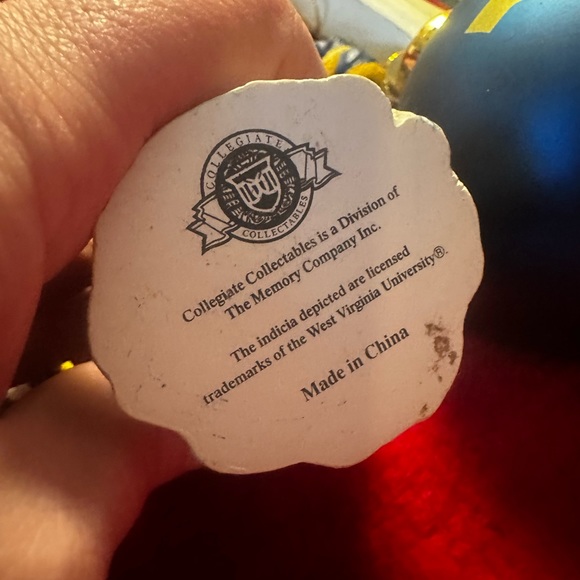 WVU West Virginia Mountaineers Christmas Ornament Bundle, Excellent condition. - Picture 5 of 10